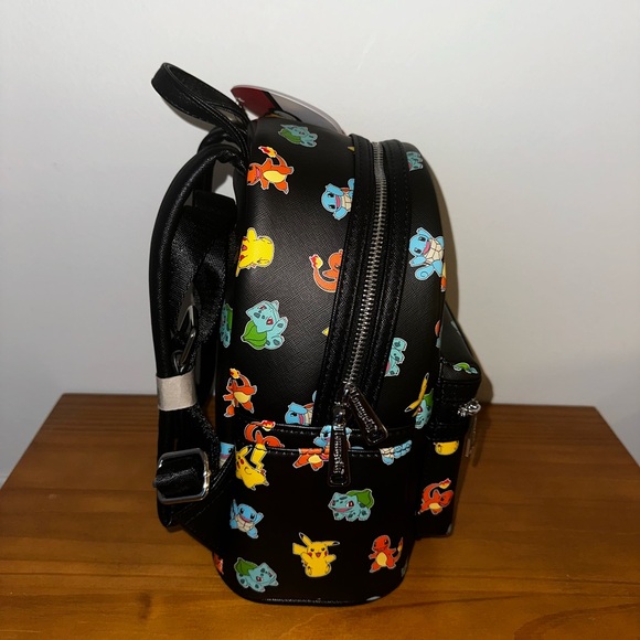 Loungefly Pokémon Nintendo Character Mini Backpack Black One Size - Picture 3 of 7